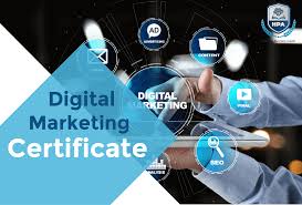 Certificate in digital marketing